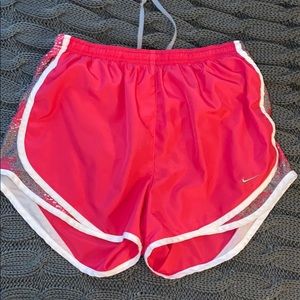 Nike hot pink running shorts size medium